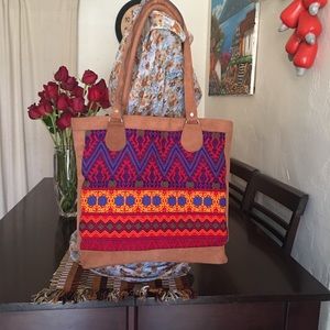 Handmade Bag Embroidered From Guatemalan.New